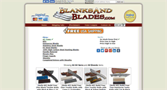 Desktop Screenshot of blanksandblades.com
